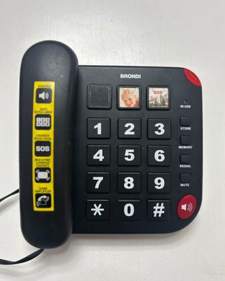 TELEFONO BRONDI BRAVO 15 GRANDI TASTI ANZIANI