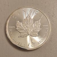moneta argento 9999 1 oncia maple leaf 