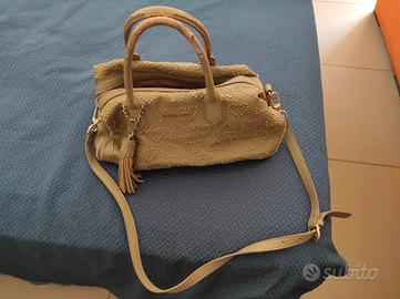 borsa twin set con manici rovinati