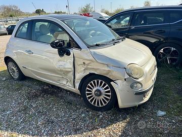 Fiat 500 Lounge 1.2 incidentata