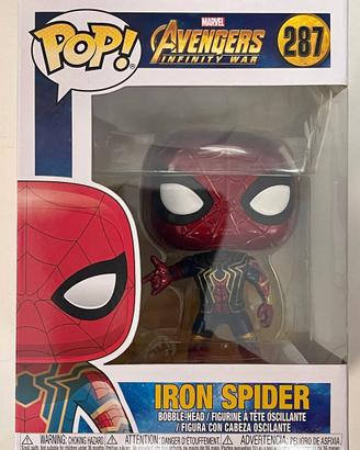 FUNKO POP.  ".  IRON SPIDER. " NUOVO