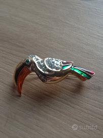 spilla tucano vintage 