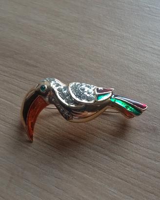 spilla tucano vintage 