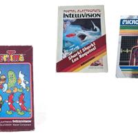 Giochi Burgetime+Shark+Microsurgeon intellivision.