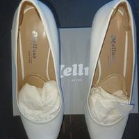 Melluso scarpe donna sposa bianche 44