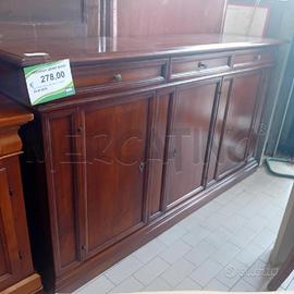 CREDENZA LEGNO BASSA