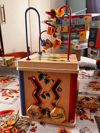 Cubo multi-attività 5-in-1 in legno - Gioco educat