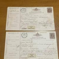 Bollettino postale del servizio pacchi delle Regie