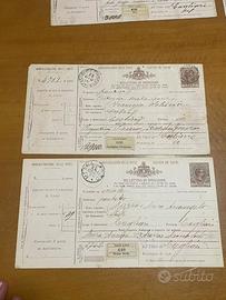 Bollettino postale del servizio pacchi delle Regie