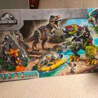 Lego Jurassic World T-rex e Dino Mech LEGO 75938