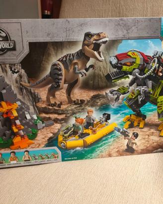 Lego Jurassic World T-rex e Dino Mech LEGO 75938
