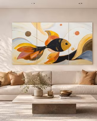 Quadro figurativo decorativo contemporaneo
