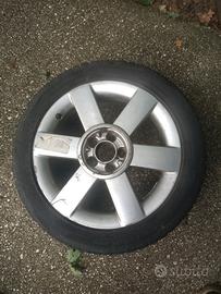 quattro cerchi in lega Audi 195/50/R16 completi di