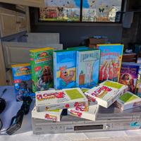 videoregistratore e cassette 