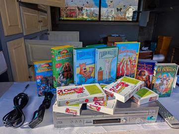 videoregistratore e cassette 