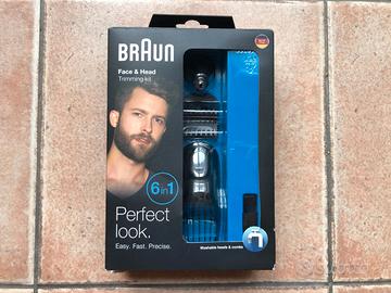 tagliacapelli regolabarba rasoio BRAUN 6 in 1