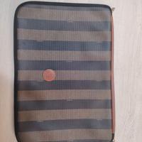 Pochette porta documenti  fendi in pelle  anni 80