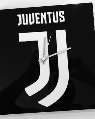 Orologio Logo Juventus 2017. 30x30 cm laccato