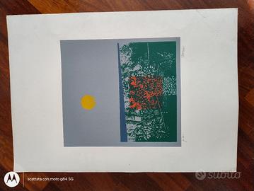 Litografia prova autore Bacosi