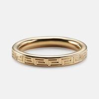 Versace Anello Uomo Oro Taglia 21 cm
