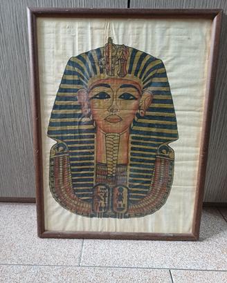 Quadro maschera faraone egiziano tutankhamon