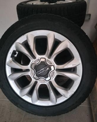 4 cerchi in lega da 17 per fiat 500 X