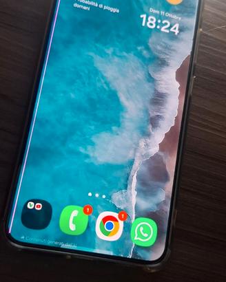 Samsung S22 + 256 giga  linea viola sullo schermo