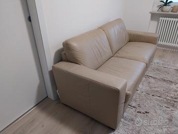 Divano vera pelle 3 posti