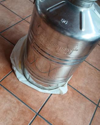 Damigiana per olio 50 lt acciaio