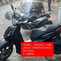 bevery piaggio 400 Deep black