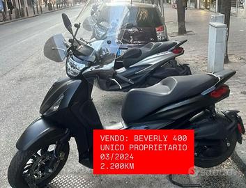 bevery piaggio 400 Deep black