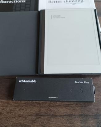 Remarkable 2, cover type folio e marker plus