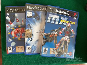 3 videogiochi per ps2 originali