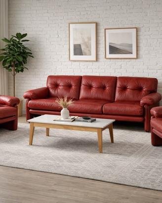 Coronado Tobia Scarpa C&B Italia pelle bordeaux