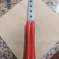 Coltello a farfalla di sicurezza per allenamento