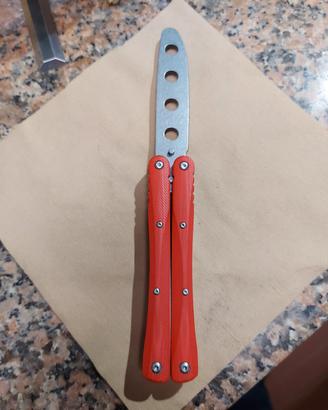 Coltello a farfalla di sicurezza per allenamento