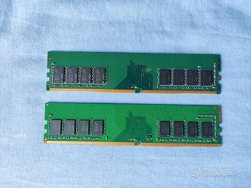 RAM, 8 GB, DDR4, 2666 MT/s, DIMM, 288 pin, 2 pezzi