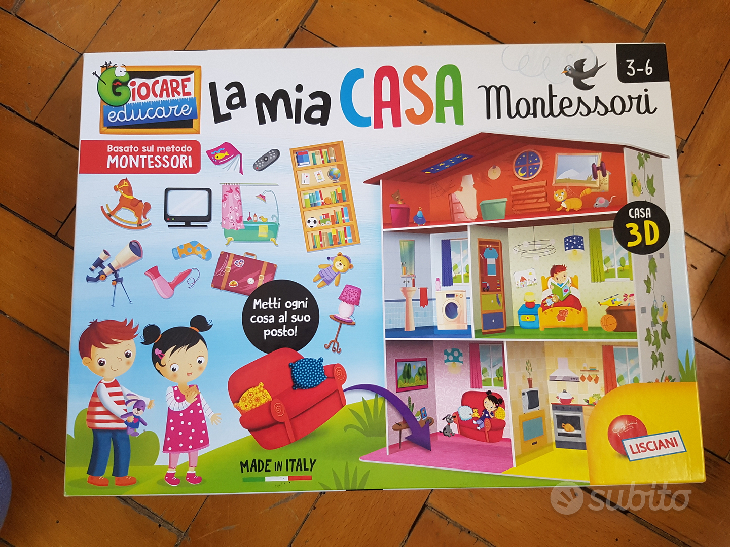 Acchiappa la Talpa - Gioco in Legno Montessori 