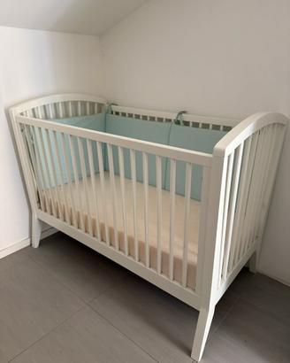 Culla in legno bianco