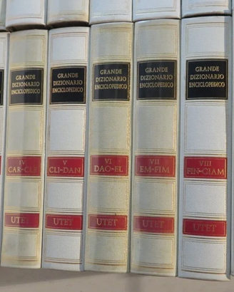Grande dizionario enciclopedico UTET 19+9 VOLUMI