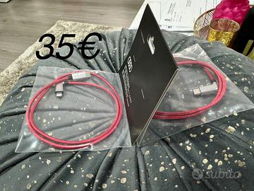 Set (2 pezzi) Ricarica Cel Iphone Android etc