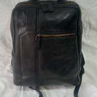 zaino piquadro nero in pelle 