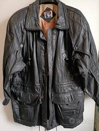 Giacca vintage in vera pelle 