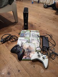 Xbox 360 Slim + 2 Controller + 6 Giochi 