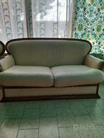 Divano più due poltrone anni 80