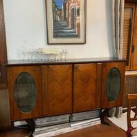 Credenza e Mobile Vetrina Vintage CON SPECCHIO