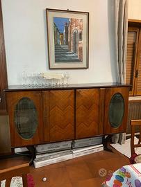 Credenza e Mobile Vetrina Vintage CON SPECCHIO