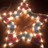 Stella luminosa decorazione natale