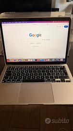 MacBook Air (13 pollici, M1, Fine 2020)