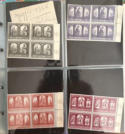 1966 - 1981  Vaticano Quartine Nuove** MNH